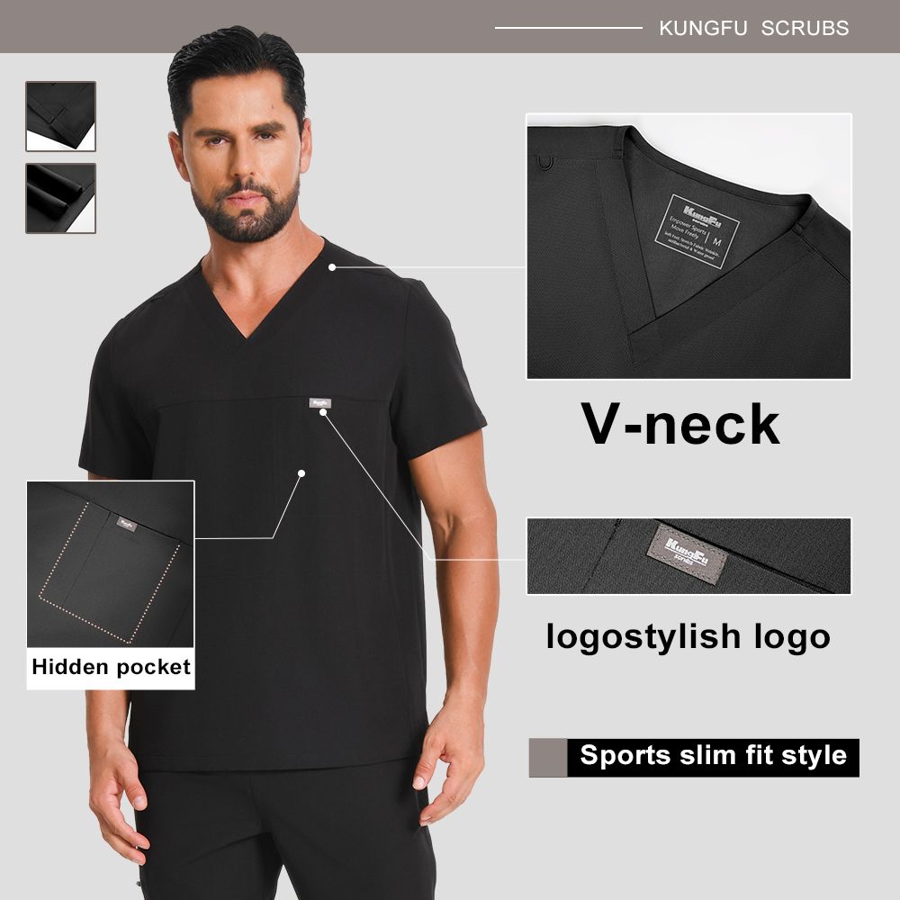 KUNGFU SCRUBS Men Surgical Uni - Medical Lab Uniform ulasan dan harga