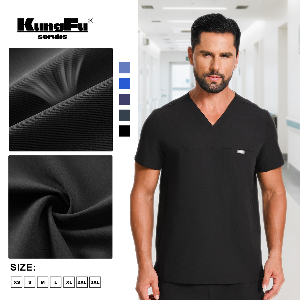 KUNGFU SCRUBS Men Surgical Uni - Medical Lab Uniform ulasan dan harga