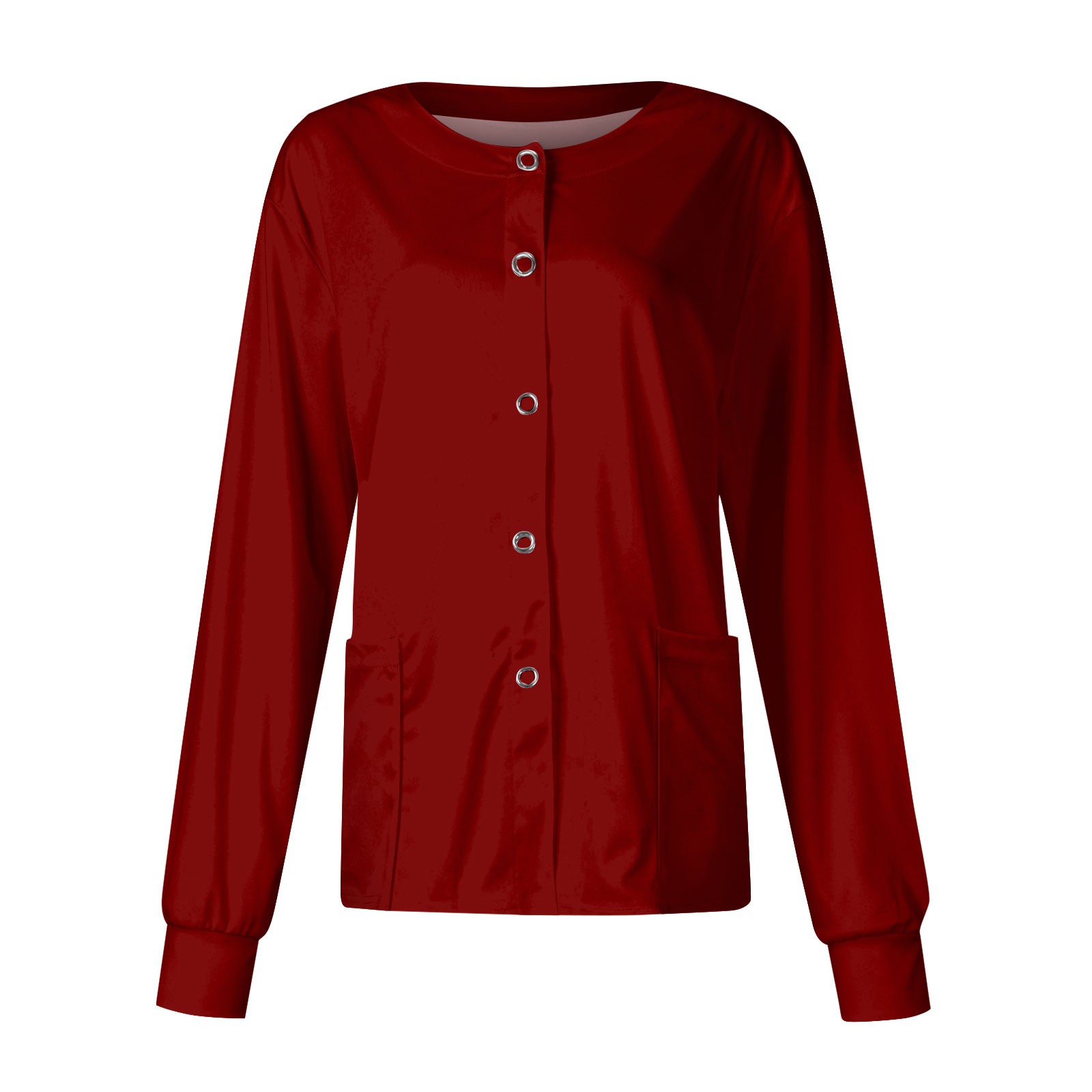 Women Long Sleeve Pocket Worki - Medical Lab Uniform ulasan dan harga