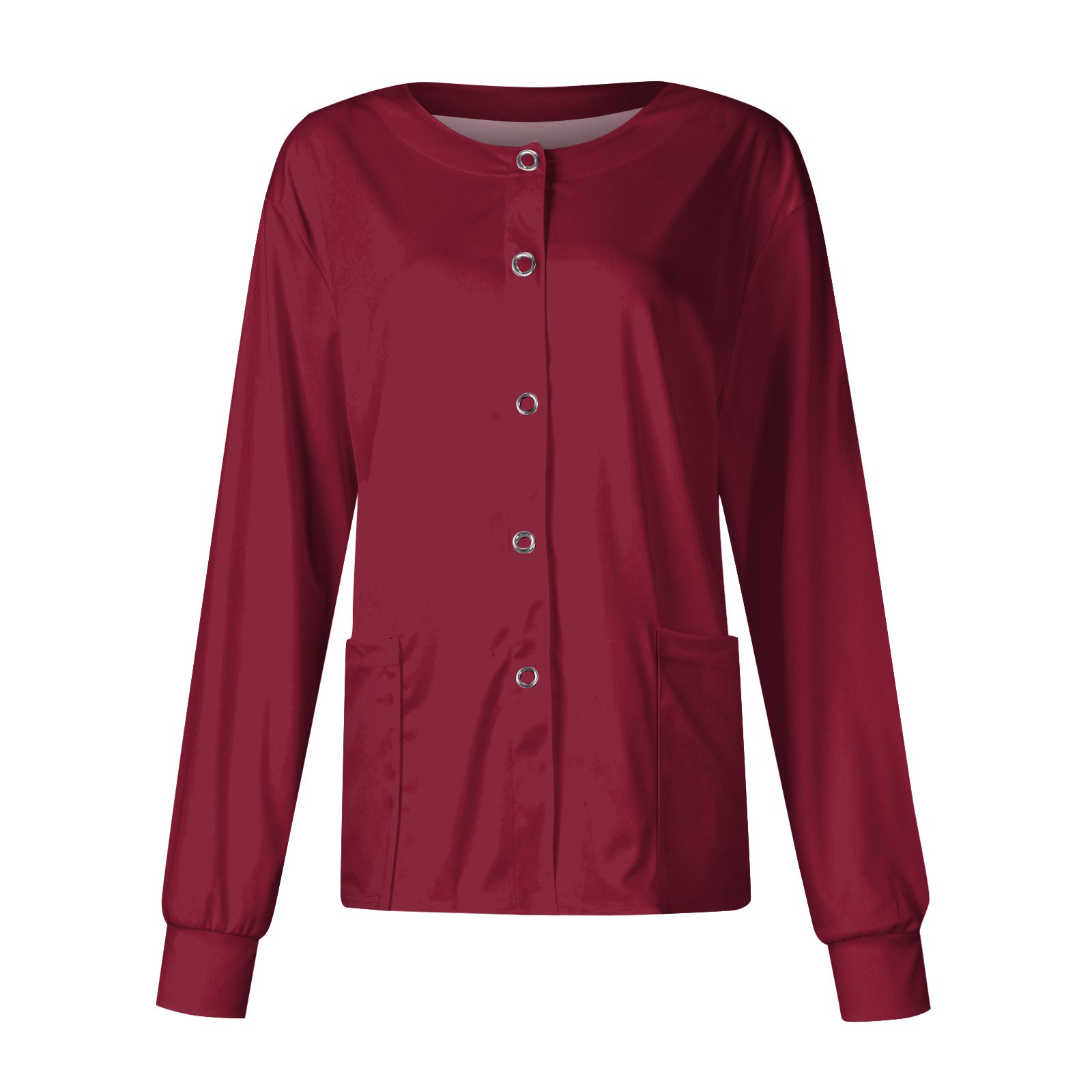 Women Long Sleeve Pocket Worki - Medical Lab Uniform ulasan dan harga