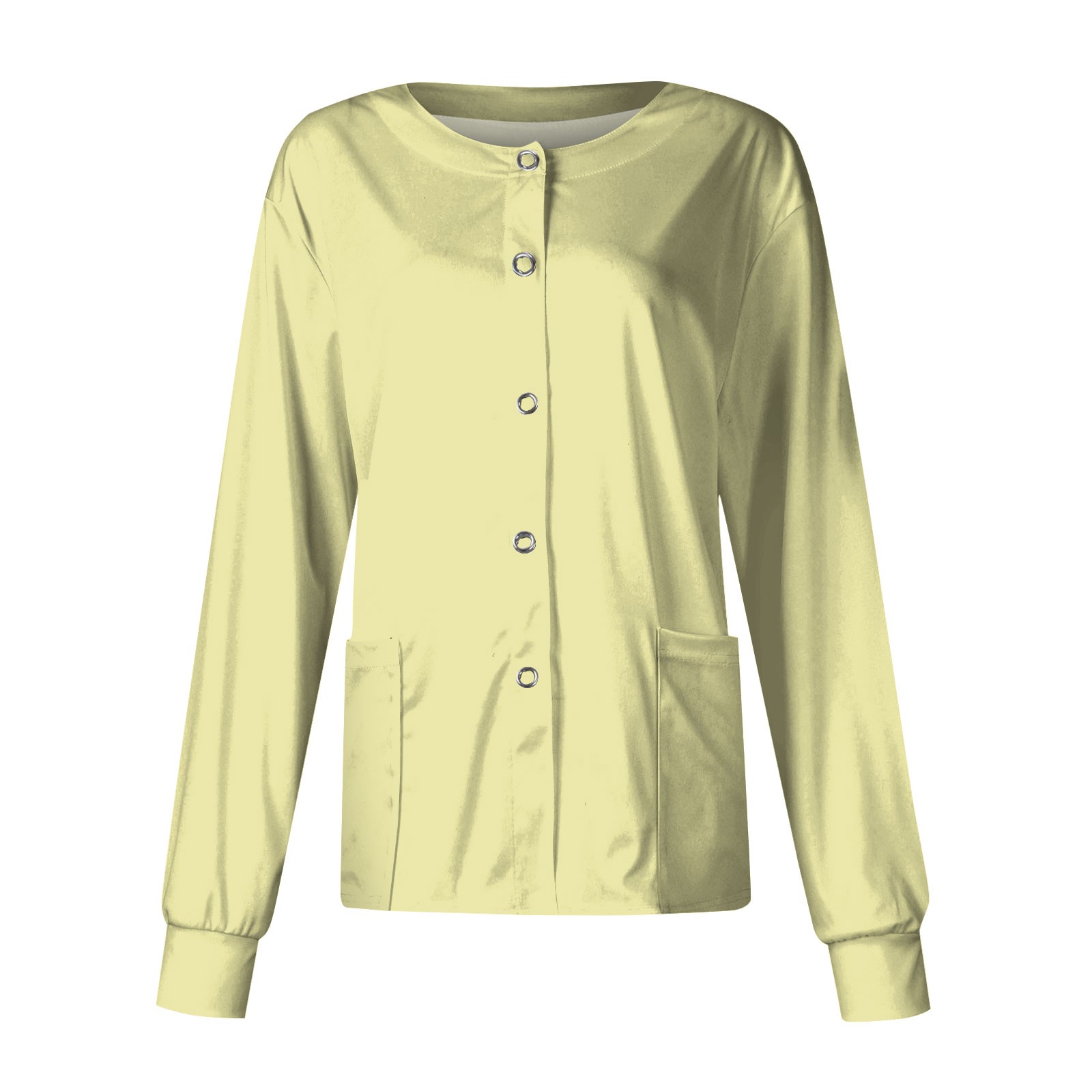 Women Long Sleeve Pocket Worki - Medical Lab Uniform ulasan dan harga