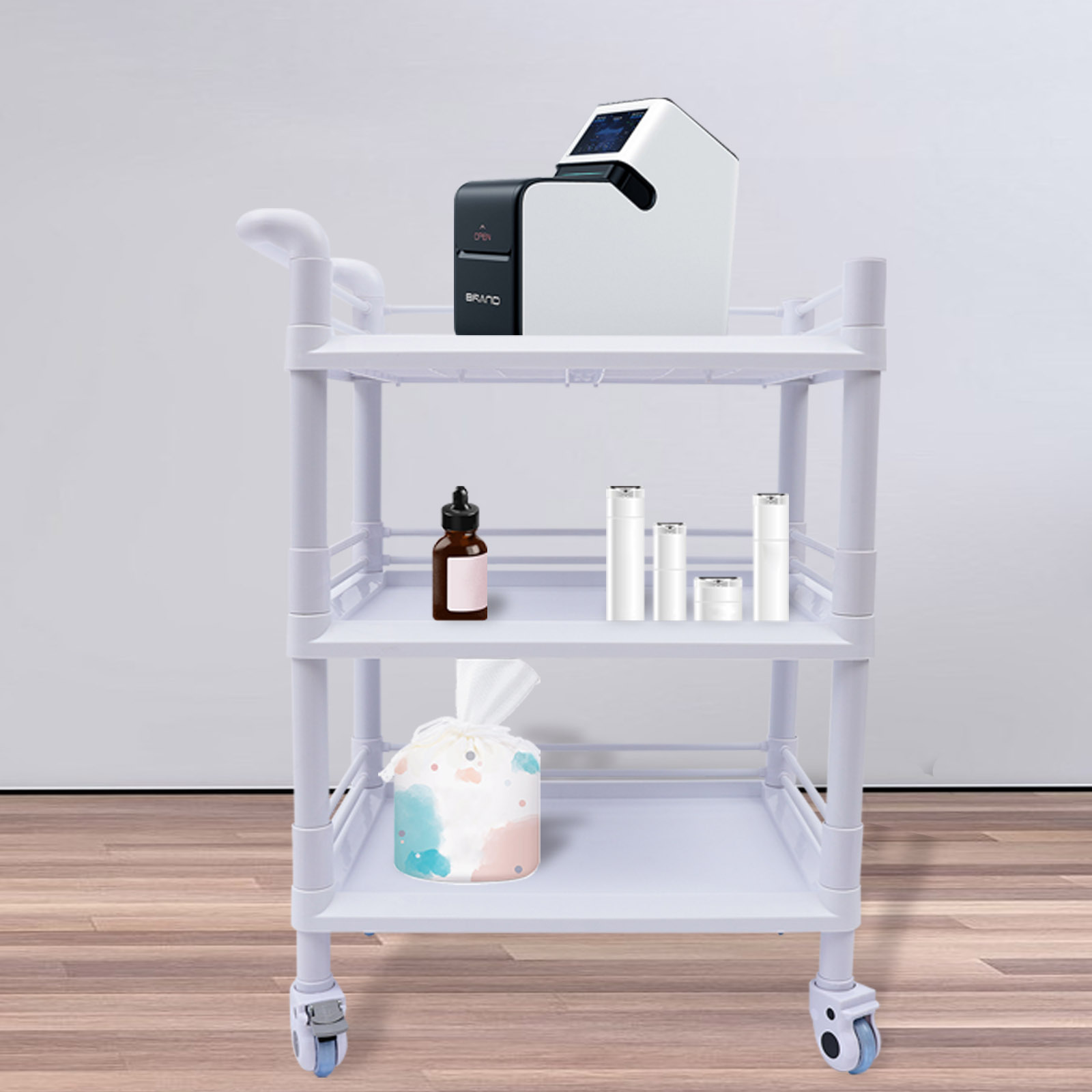 3 Tiers Rolling Cart, Kitchen, - Medical Lab Officer ulasan dan harga