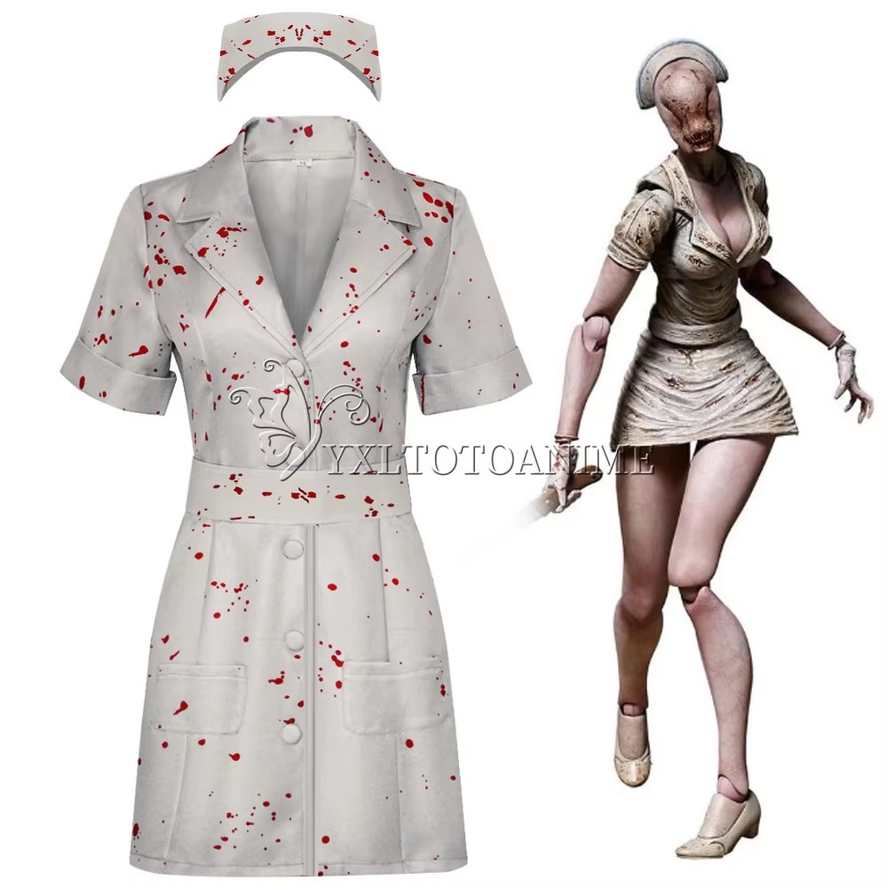 Movie Silent Hill Cosplay Cost - Medical Lab Uniform ulasan dan harga