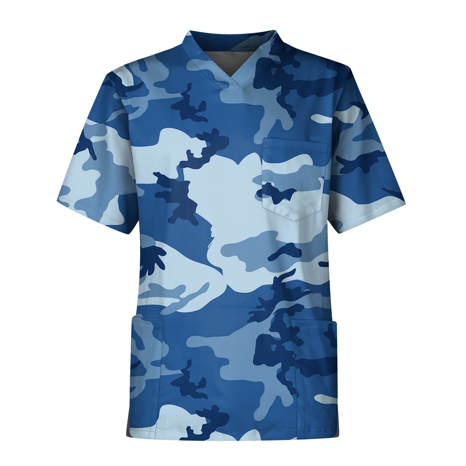 Men'S Camouflage Print Nurse U - Medical Lab Uniform ulasan dan harga