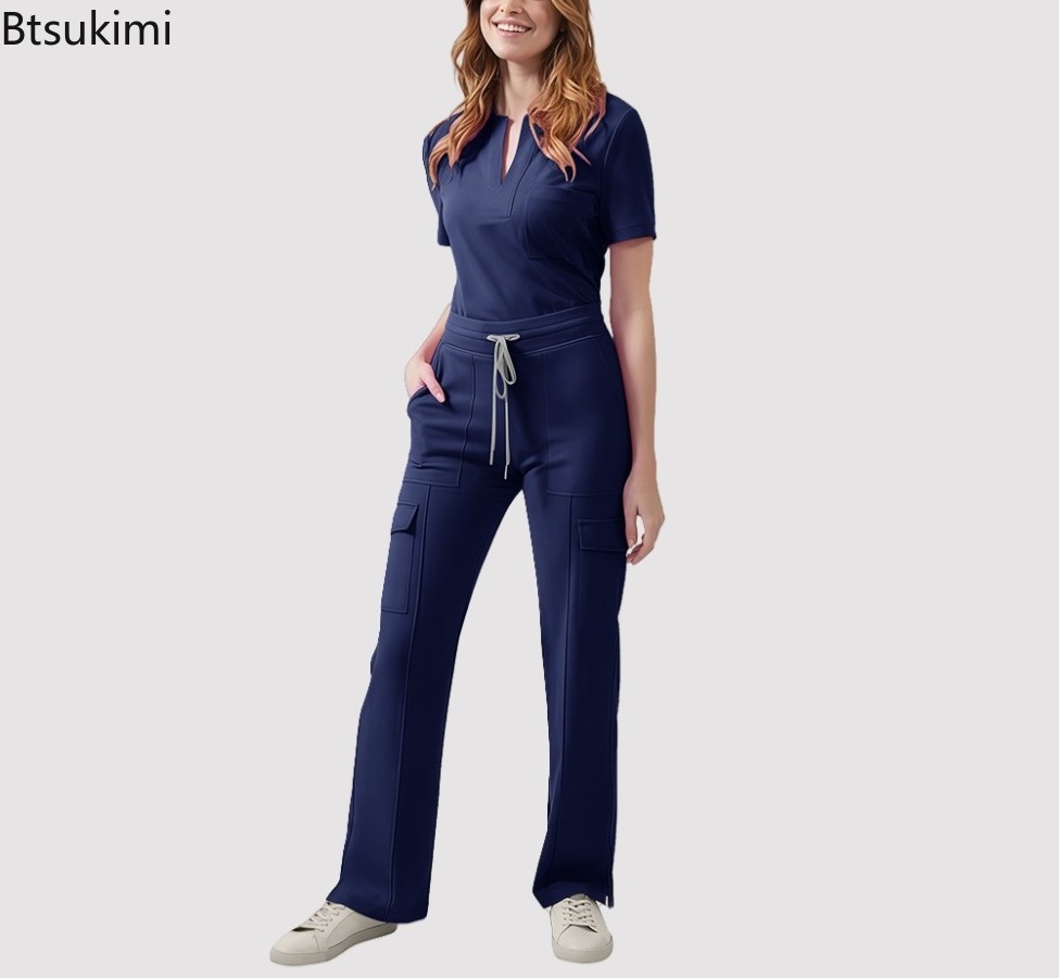 Medical Scrubs Uniform Women N - Medical Lab Uniform ulasan dan harga