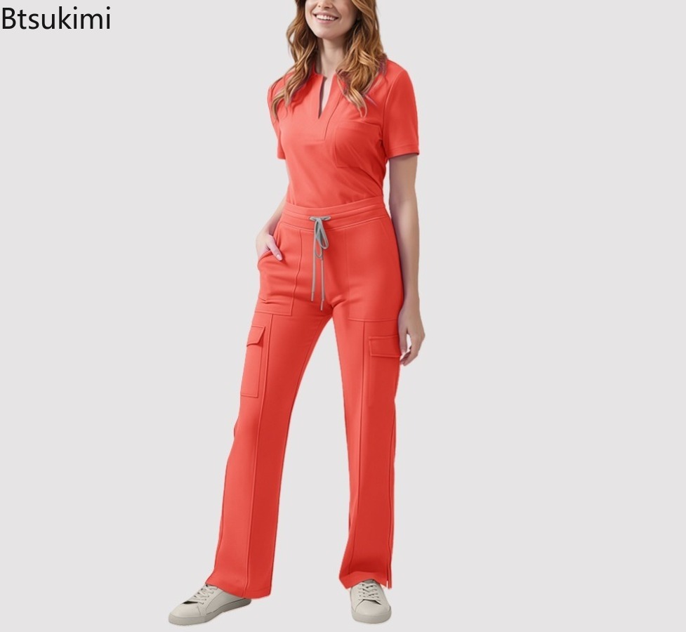 Medical Scrubs Uniform Women N - Medical Lab Uniform ulasan dan harga