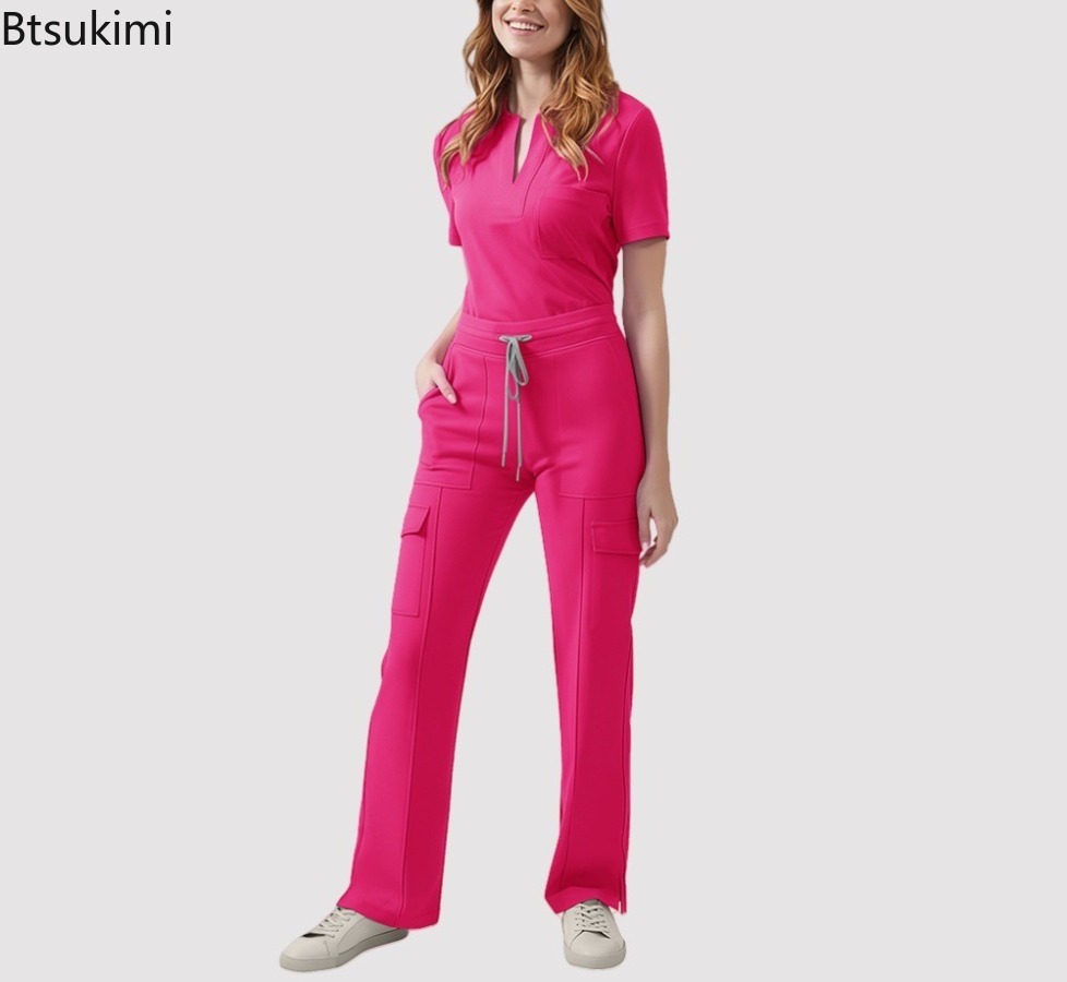 Medical Scrubs Uniform Women N - Medical Lab Uniform ulasan dan harga