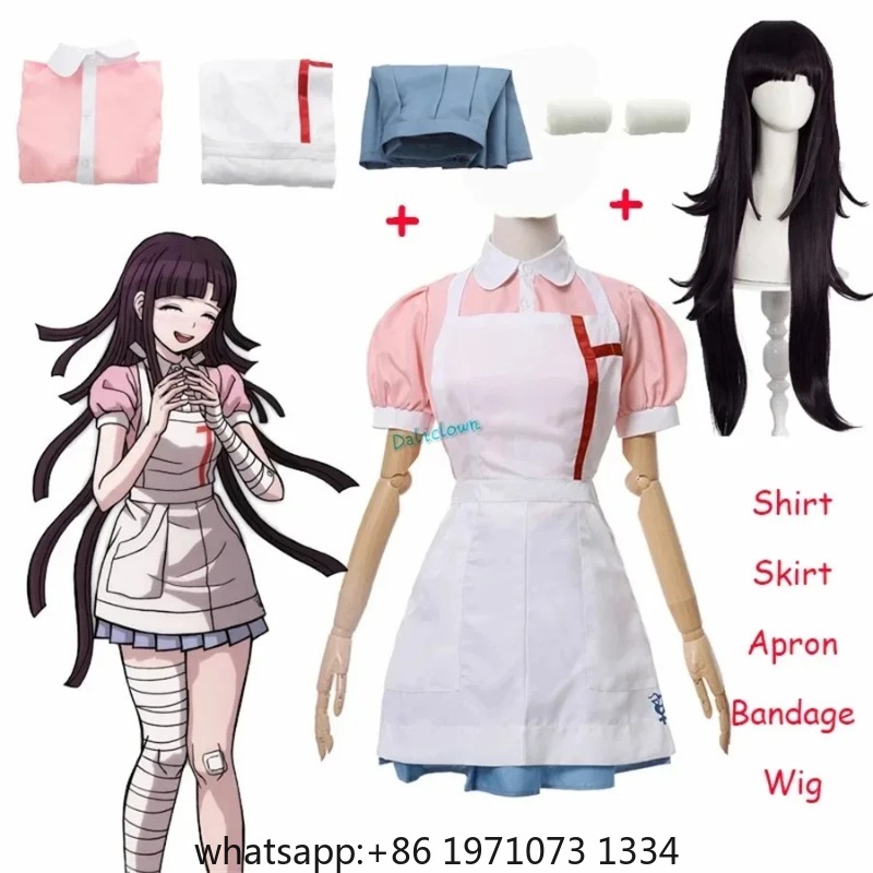 Danganronpa Mikan Tsumiki Cosp - Medical Lab Uniform ulasan dan harga