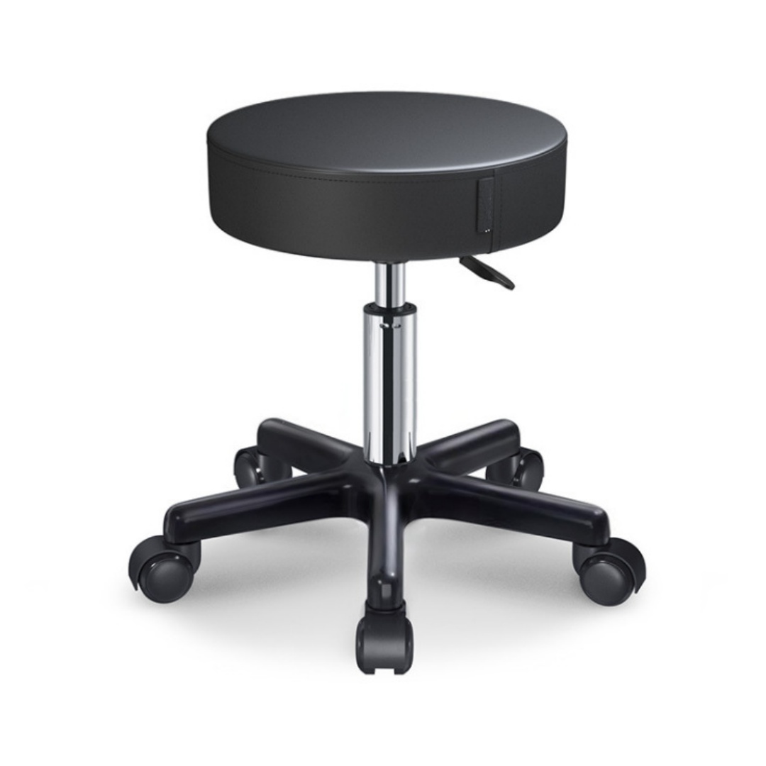 Rolling Stool With Wheels PVC  - Medical Lab Officer ulasan dan harga