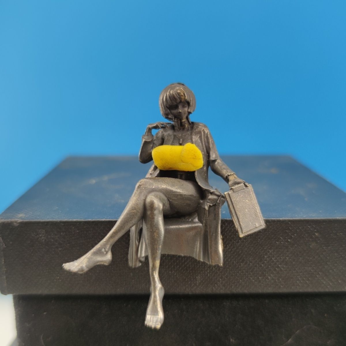 6cm Antique Brass Female Docto - Medical Lab Officer ulasan dan harga