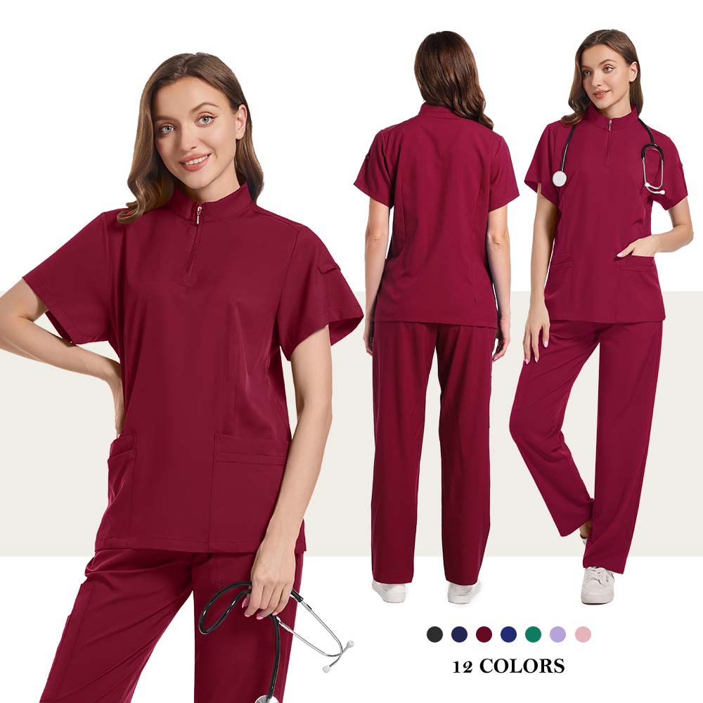 Stretch Scrubs Woman Set Medic - Medical Lab Uniform ulasan dan harga