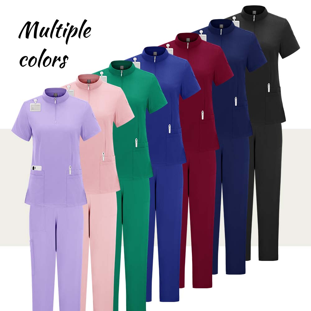 Stretch Scrubs Woman Set Medic - Medical Lab Uniform ulasan dan harga