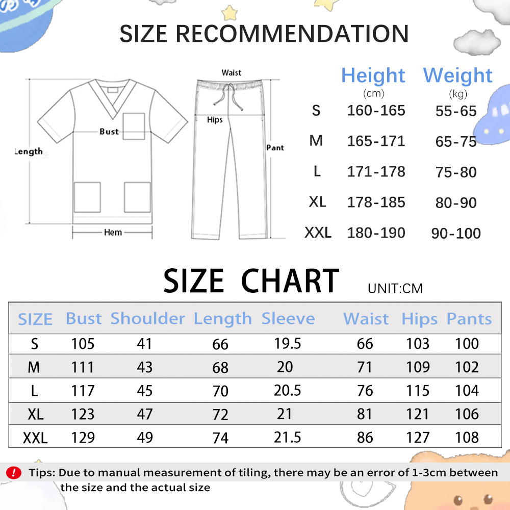 Fashion Surgical Uniforms Medi - Medical Lab Uniform ulasan dan harga